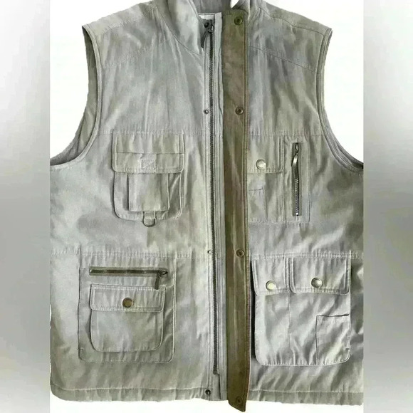 Vintage Mian AA Utility Vest Gilet Fishing Jacket Sleeveless Outdoor Quilted XXL - Picture 4 of 12